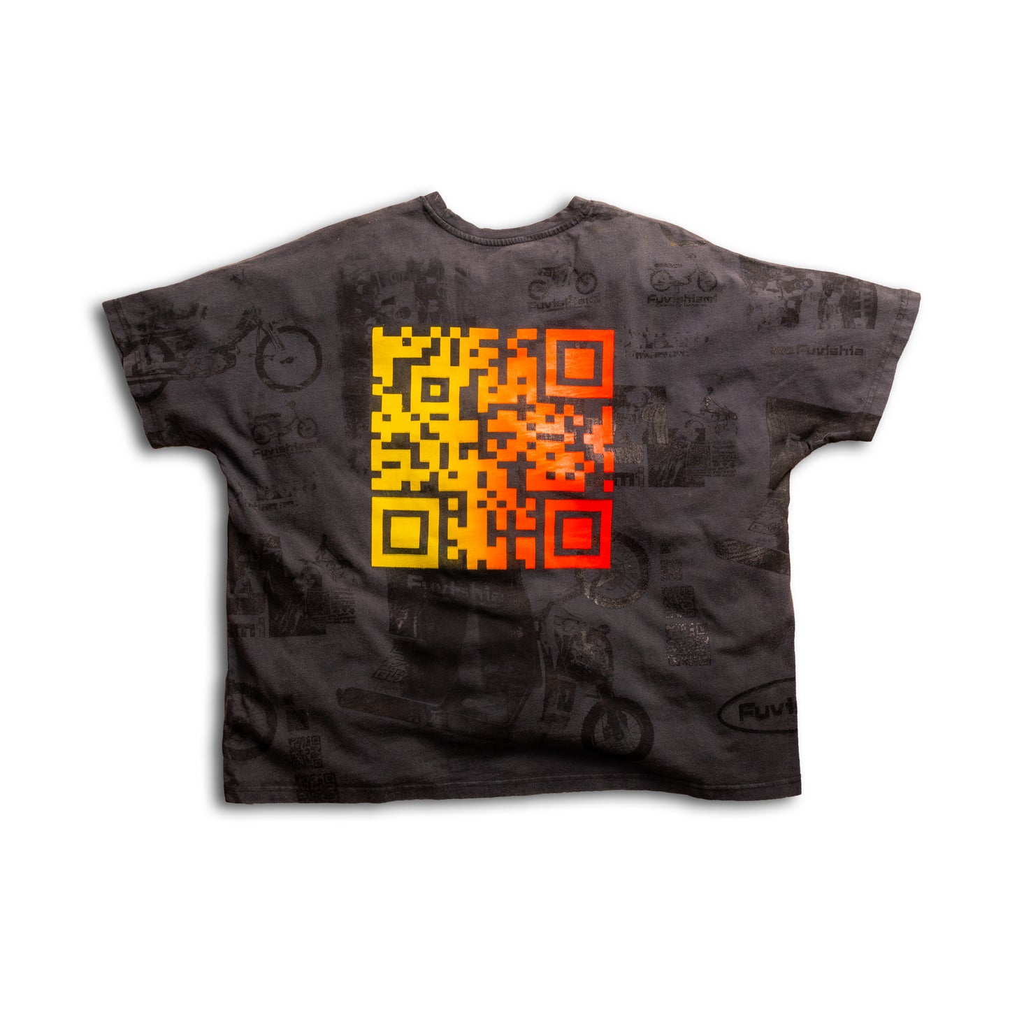 1/1 Allover Print Fire Scan T-Shirt